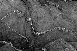 abstrait en noir et blanc