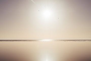 Spiegelglattes Wattenmeer Vlieland - Naturfotografie Druck von Laurie Karine van Dam