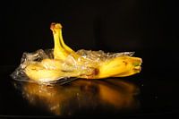 bananas with plastic packaging - part 1 of 4