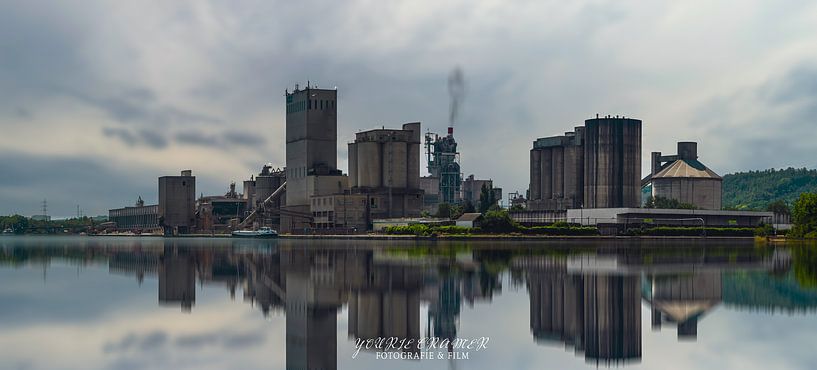 The CBR cement factory on the Maas by Yourie Cramer