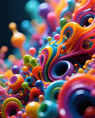 Regenboog in een druppel