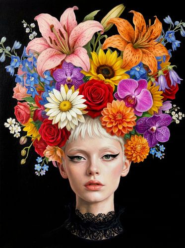 Vibrant Floral Chaos