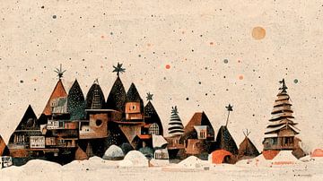 Tiny Christmas Town by Treechild