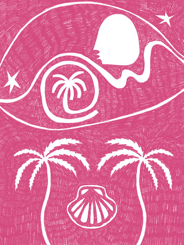 Sérénité rose tropicale
