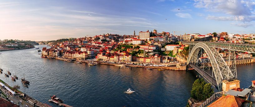 Stadtpanorama Porto Portugal von Achim Thomae Photography