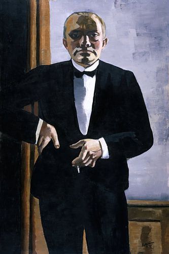 Selbstporträt im Smoking, Max Beckmann
