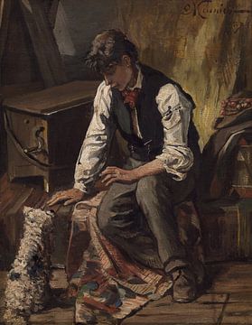 Leierkastenmann, Constantin Meunier, 1873