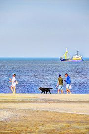 Strand Noordwijk aan Zee Nederland van Hendrik-Jan Kornelis