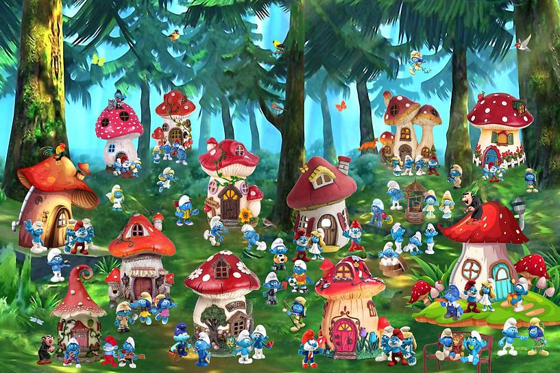 Dorf der Schlümpfe... von Manfred Lutzius