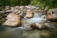 Fließender Fluss Andogno Italien