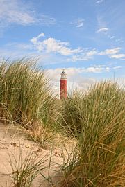 Leuchtturm Cocksdorp auf Texel von Caroline Drijber Guérain