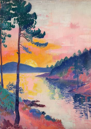 Henri Matisse inspired landscape