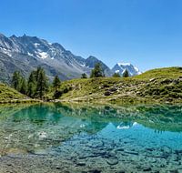 Lac Bleu, La Gouille, Val d'Hérens, Wallis, Wallis, Schweiz