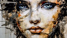 Een doordringende blik van kwetsbaarheid