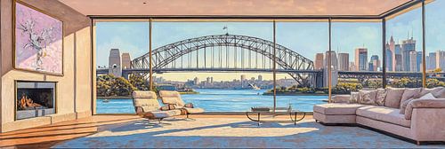 Sydney Uitzicht | Comfortabele Woonkamer met Uitzicht op de Stad