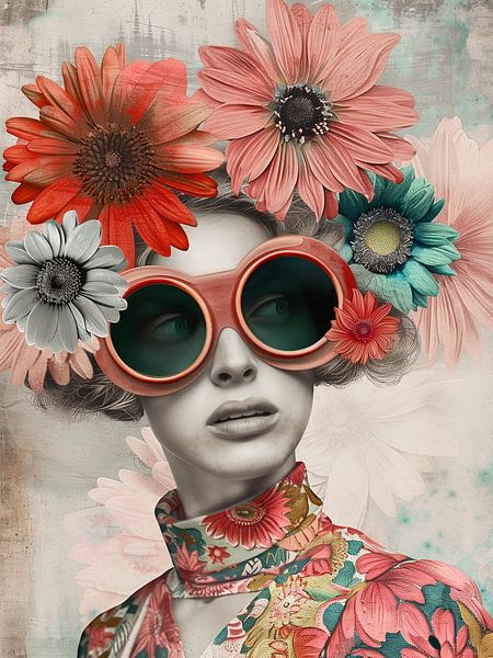 Floral Gaze by Color Square