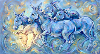 Blue Donkey Dance