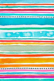 Colours of Happiness | Modern Abstract Expressionism by WatercolorWall