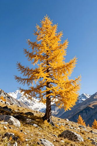 Les couleurs de l'automne en haute montagne