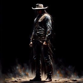 Country & Western - Whiskey Shadows by Johannas Art Creations