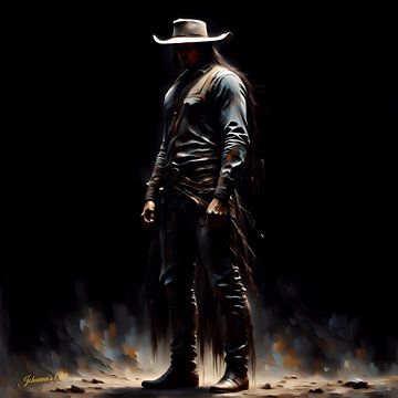 Country & Western - Whiskey Shadows sur Johannas Art Creations