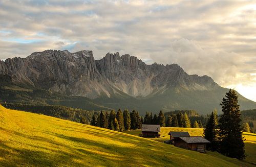 Latemar in de avondzon