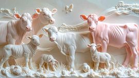 Schapen en koeien van zeep... van Ans Bastiaanssen