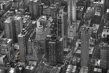 New York Yellow Cabs from the air! by Maurits van Hout