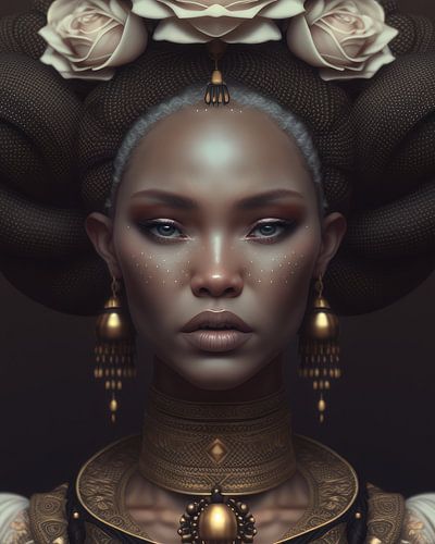 Portret "Queen of the earth"