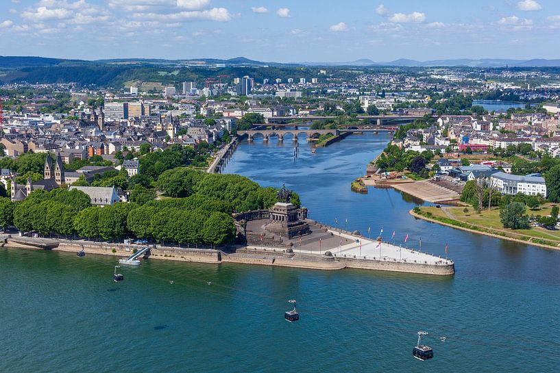German Corner , Koblenz by Torsten Krüger