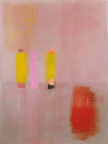 Moderne Abstraktion in Neon- und Pastellfarben