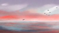 Kust schilderachtig abstract_01 van Rautenberg Digital Art Maritim thumbnail