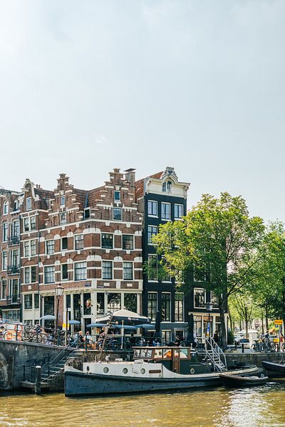 Summer on the Brouwersgracht, Amsterdam by Suzanne Spijkers