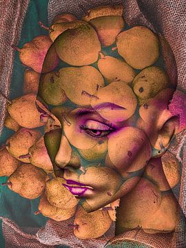 Pears in copper by Gabi Hampe