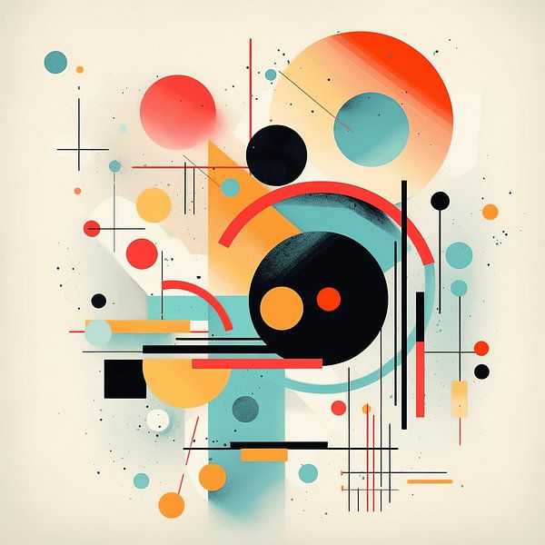 The Intersection of Color and Shape by Art Lovers