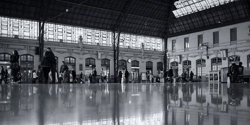 Estació del Nord (Valencia) (BW) by Rob van der Teen