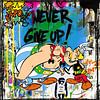 Never give up - Motiv - Spinnen die Römer von Felix von Altersheim