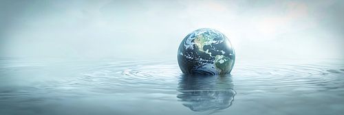 Earth floats on water