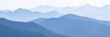 Alpine silhouet van Achim Thomae