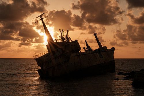 Edro III scheepswrak aan de westkust op Cyprus