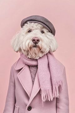 Old English Sheepdog by Poster Art Shop