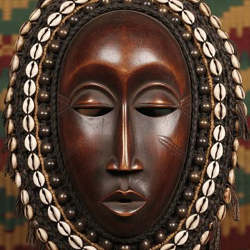 Afrikanische Maske Nr. 5 von hakadesign