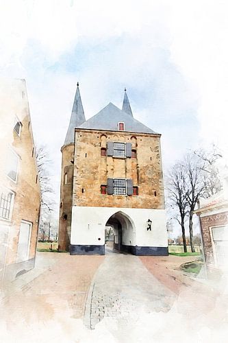 Nobelpoort in Zierikzee, Schouwen-Duiveland, Zeeland