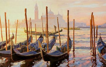 First Gondola Ride of the Morning by Steve Henderson