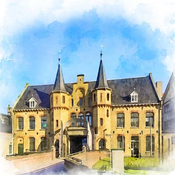 Blokhuispoort, Leeuwarden, Friesland.