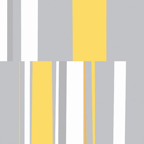 Mozaïek Single 2 | Geel, Grijs, Oranje Kleurvlakken