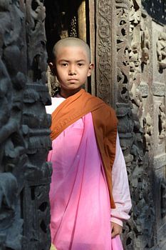 young nun in Mandalay