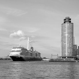 Vertrek MS Rotterdam VII van Huib Smit