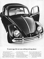Vintage advertentie VW 1962