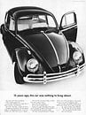 Vintage advertentie VW 1962 van Jaap Ros thumbnail